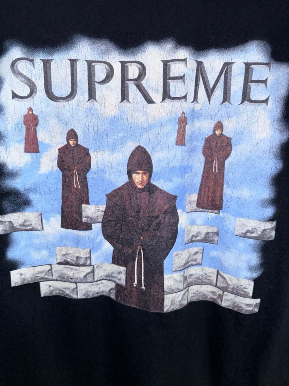 Supreme Levitation Tee Black Medium FW19